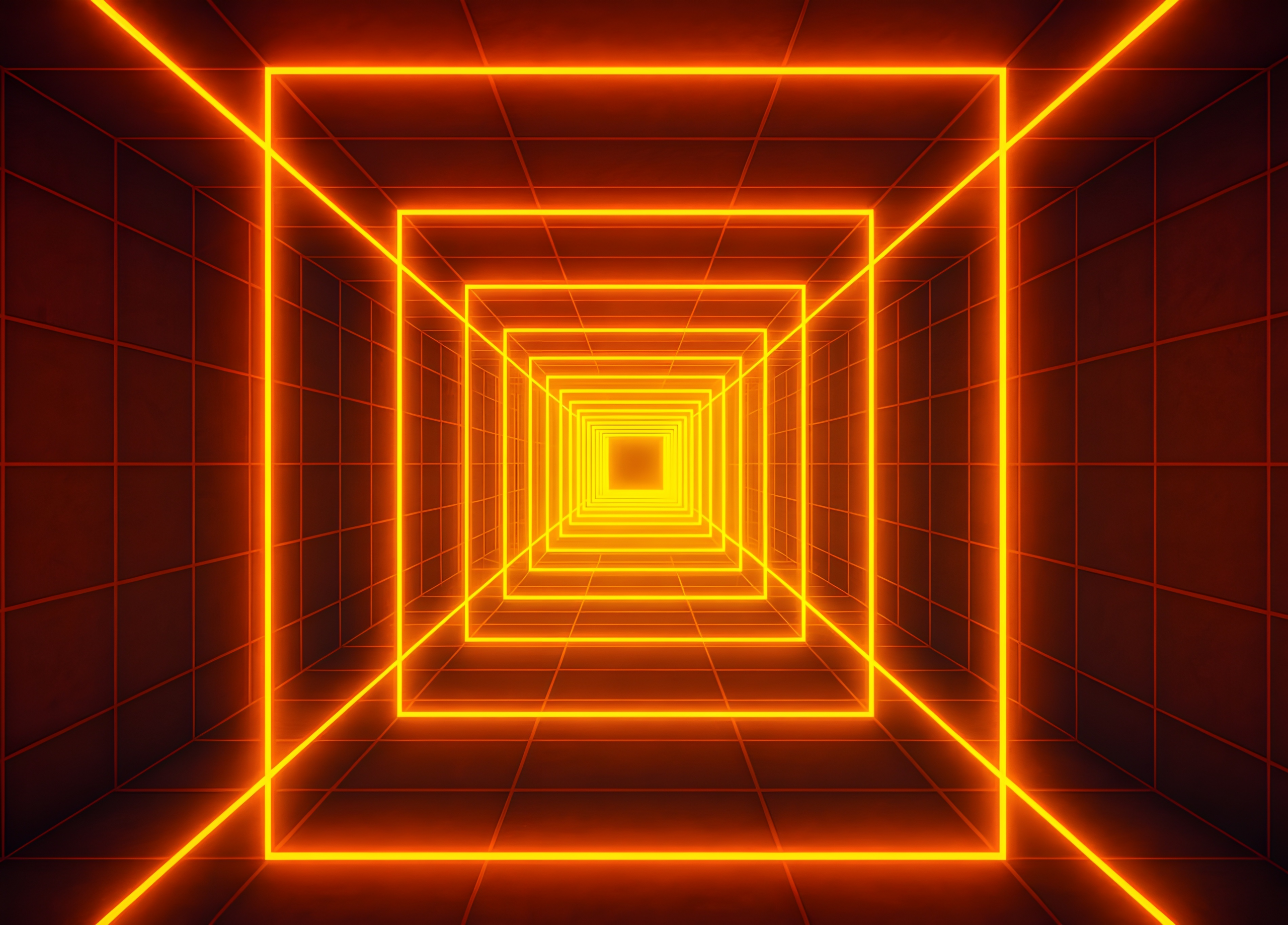 Neon Tunnel Hintergrund